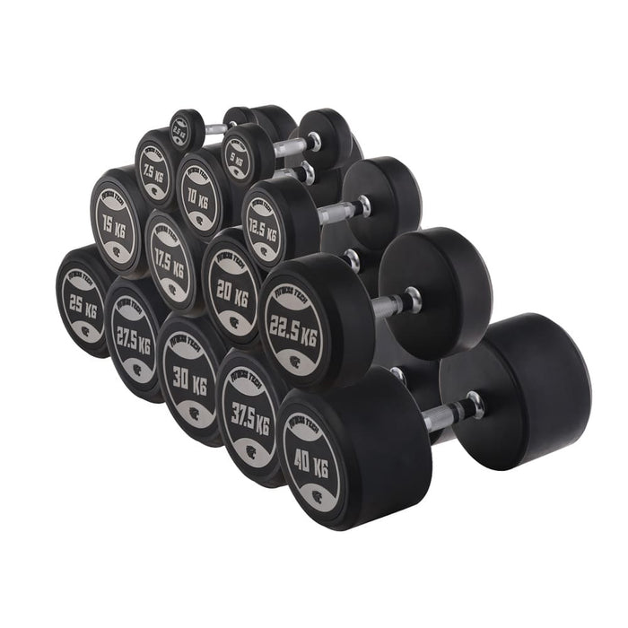 Round Urethane Dumbbells 2.5 - 50 kg (2 Units)