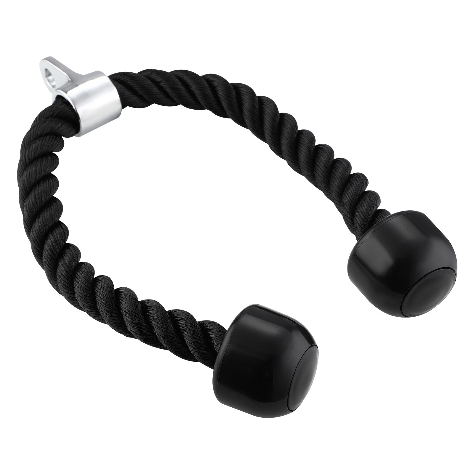 Corde Pour Triceps, Corde De Musculation Triceps Noir 70 Cm, Corde D' Entraînement De Musculation En Nylon Corde De Traction Biceps Acessoire De Tirage Pour Appareil à Poulie