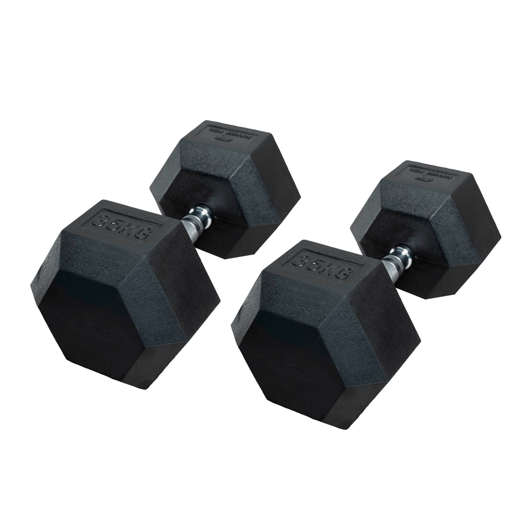 Haltères hexagonaux 2,5 - 40 kg (2 unités)
