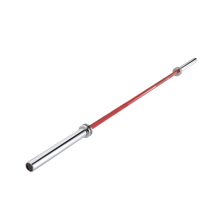 Barre Olympique 2.2M*50MM 4 Roulements Rouge 365kg