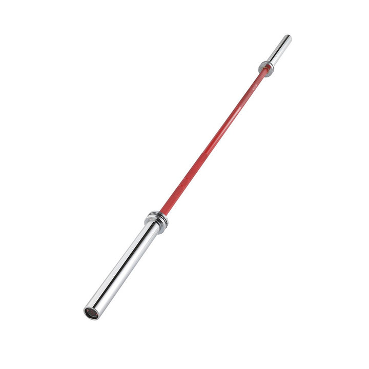 Barre Olympique 2.2M*50MM 4 Roulements Rouge 365kg