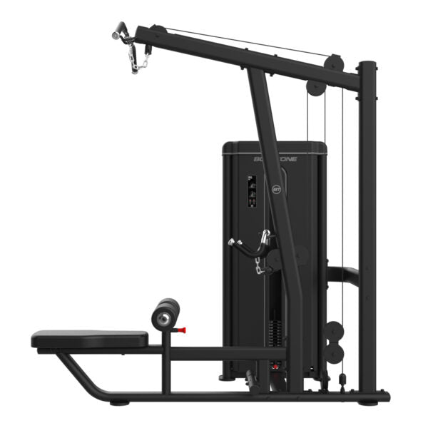 Machine à double sélecteur / Lats-Medium Row 80-90-100 kg