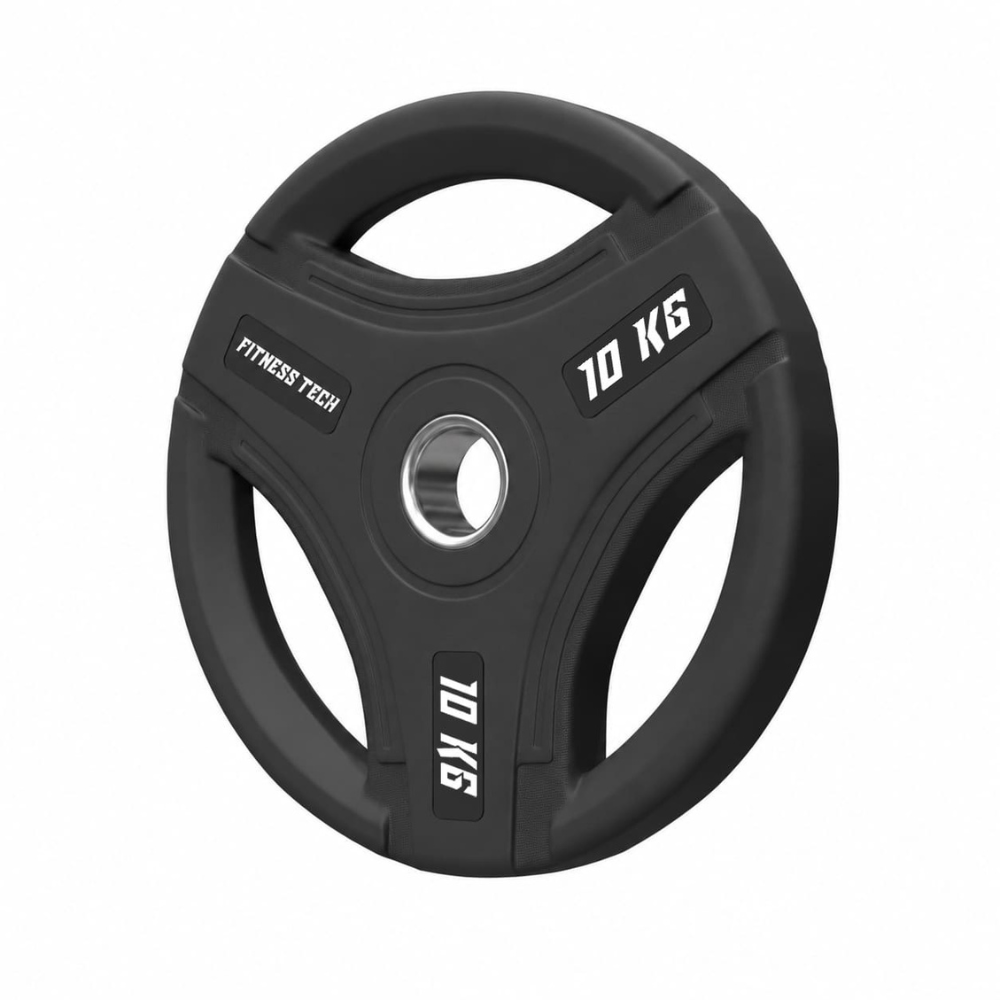 Discos de Peso Triple Agarre Premium 50mm - 10 kg 