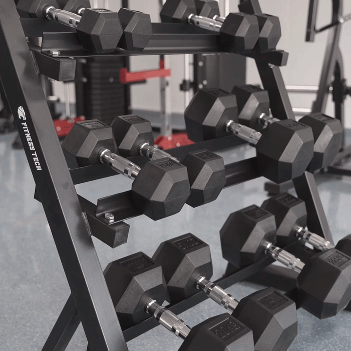 Set Haltères + Haltères Hexagonaux 2,5kg à 22,5kg
