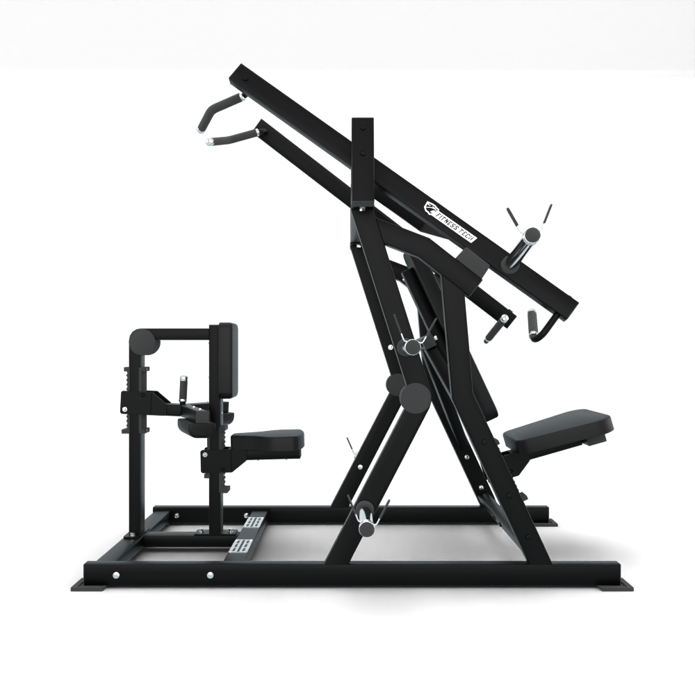 Press Banca Inclinado y Jalón Dorsal | Máquina de Palanca Dual - Pro Series