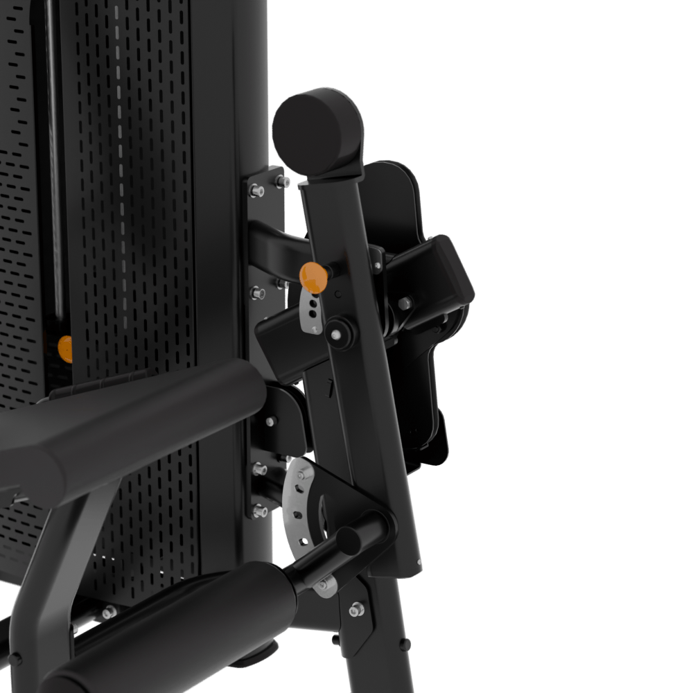 Máquina selectorizada | Extensión de cuádriceps brazo