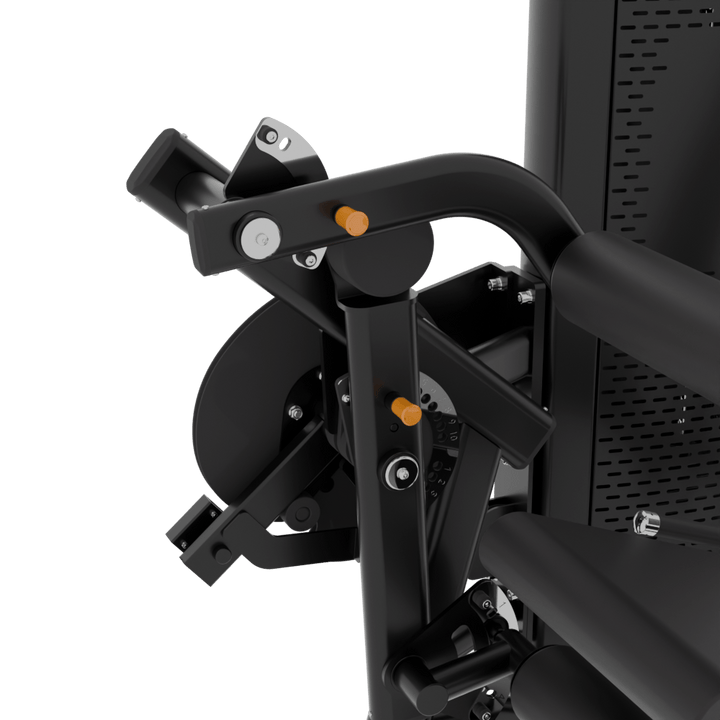 Máquina selectorizada dual | Extensión de cuádriceps y femoral brazo
