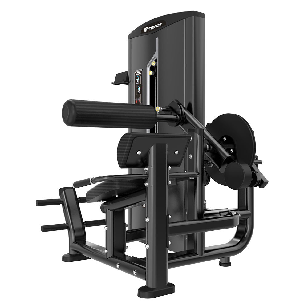 Crunch Abdominal y Extensión de Espalda | Máquina selectorizada dual - Pro Tech Series - Frontal