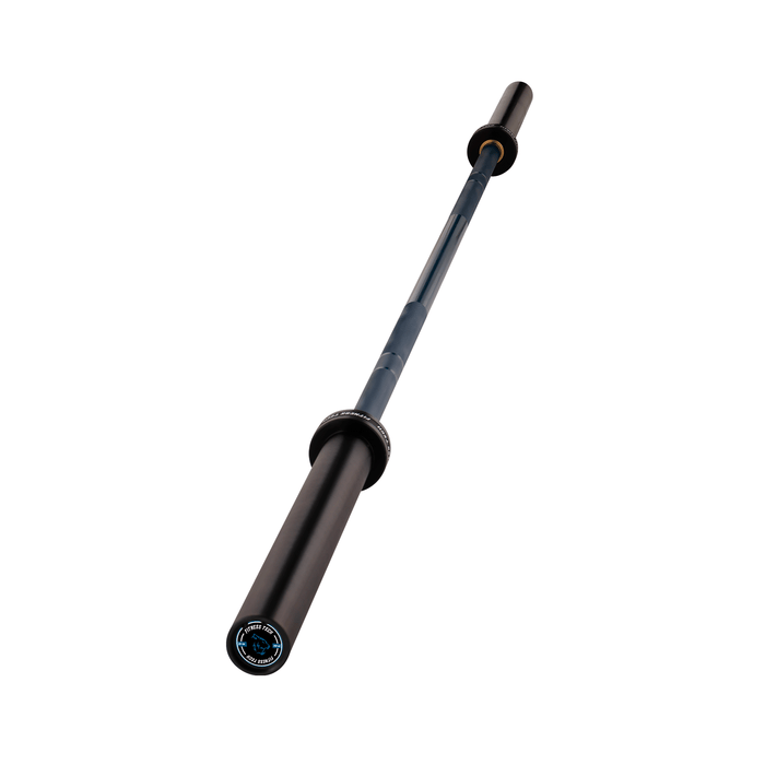 Barre olympique bleue 220 cm x 50 mm 8 roulements