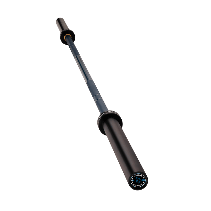 Barre olympique bleue 220 cm x 50 mm 8 roulements