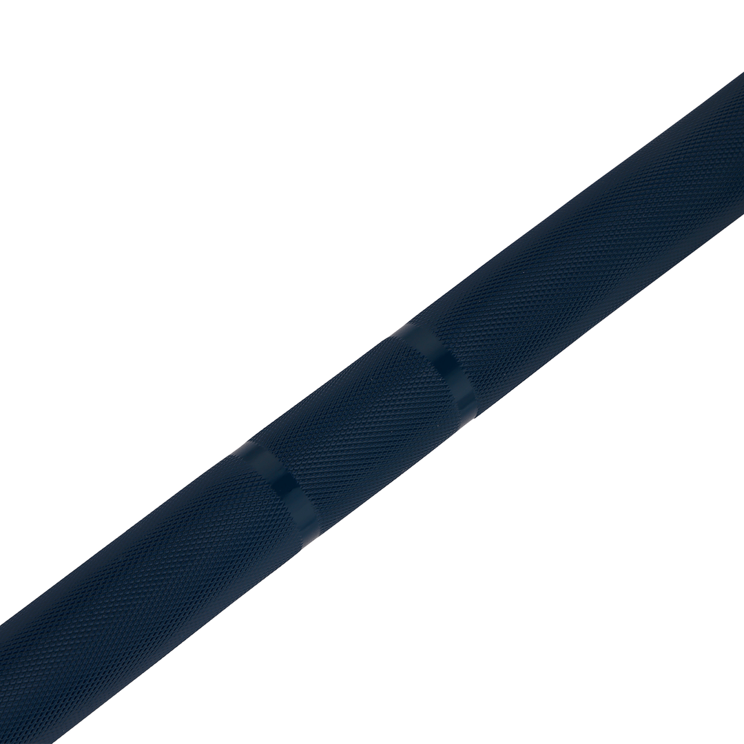 Barre olympique bleue 220 cm x 50 mm 8 roulements