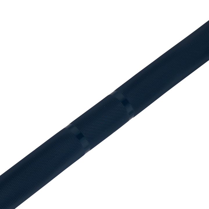 Barre olympique bleue 220 cm x 50 mm 8 roulements