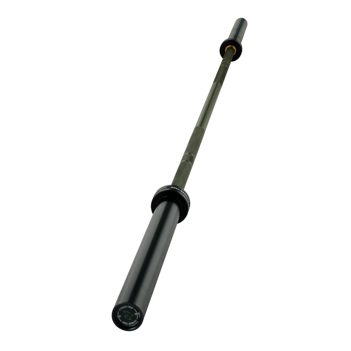 Barre olympique verte 220 cm x 50 mm 8 roulements