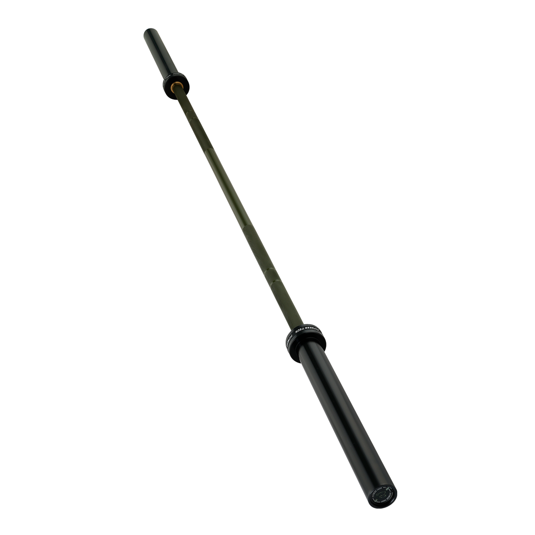 Barre olympique verte 220 cm x 50 mm 8 roulements