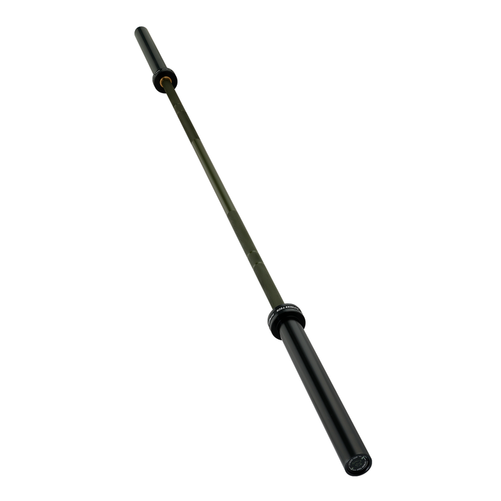 Barre olympique verte 220 cm x 50 mm 8 roulements