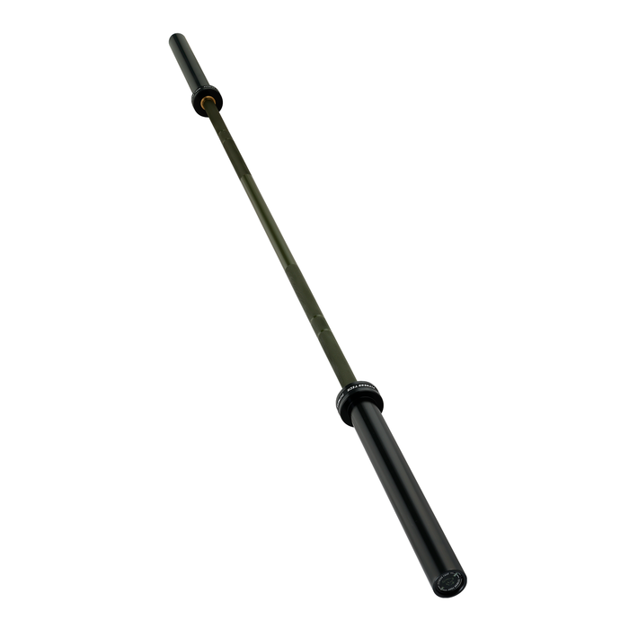 Barre olympique verte 220 cm x 50 mm 8 roulements