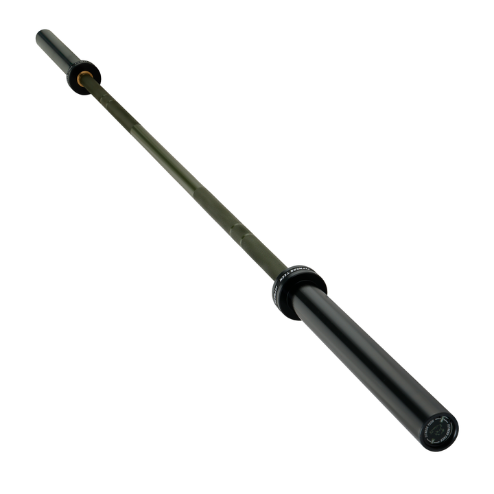 Barre olympique verte 220 cm x 50 mm 8 roulements
