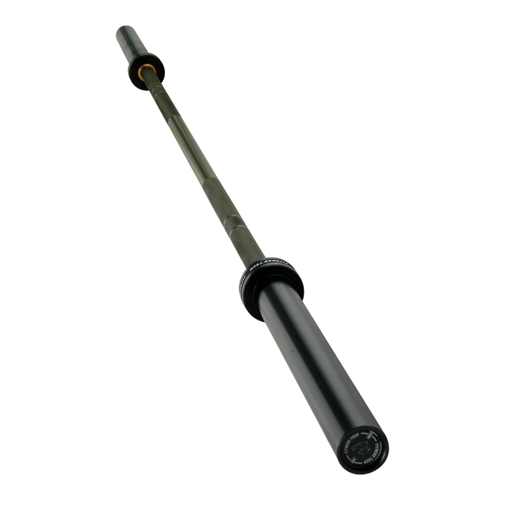 Barre olympique verte 220 cm x 50 mm 8 roulements