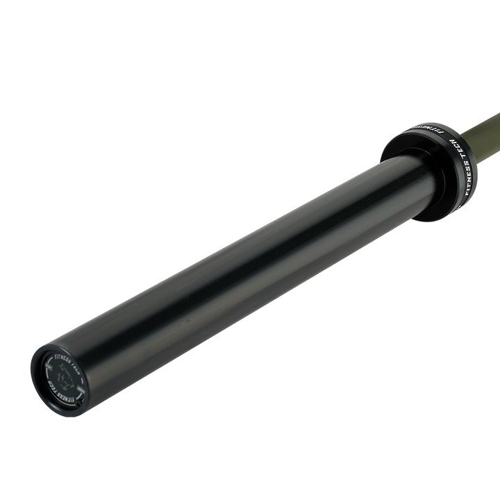 Barre olympique verte 220 cm x 50 mm 8 roulements