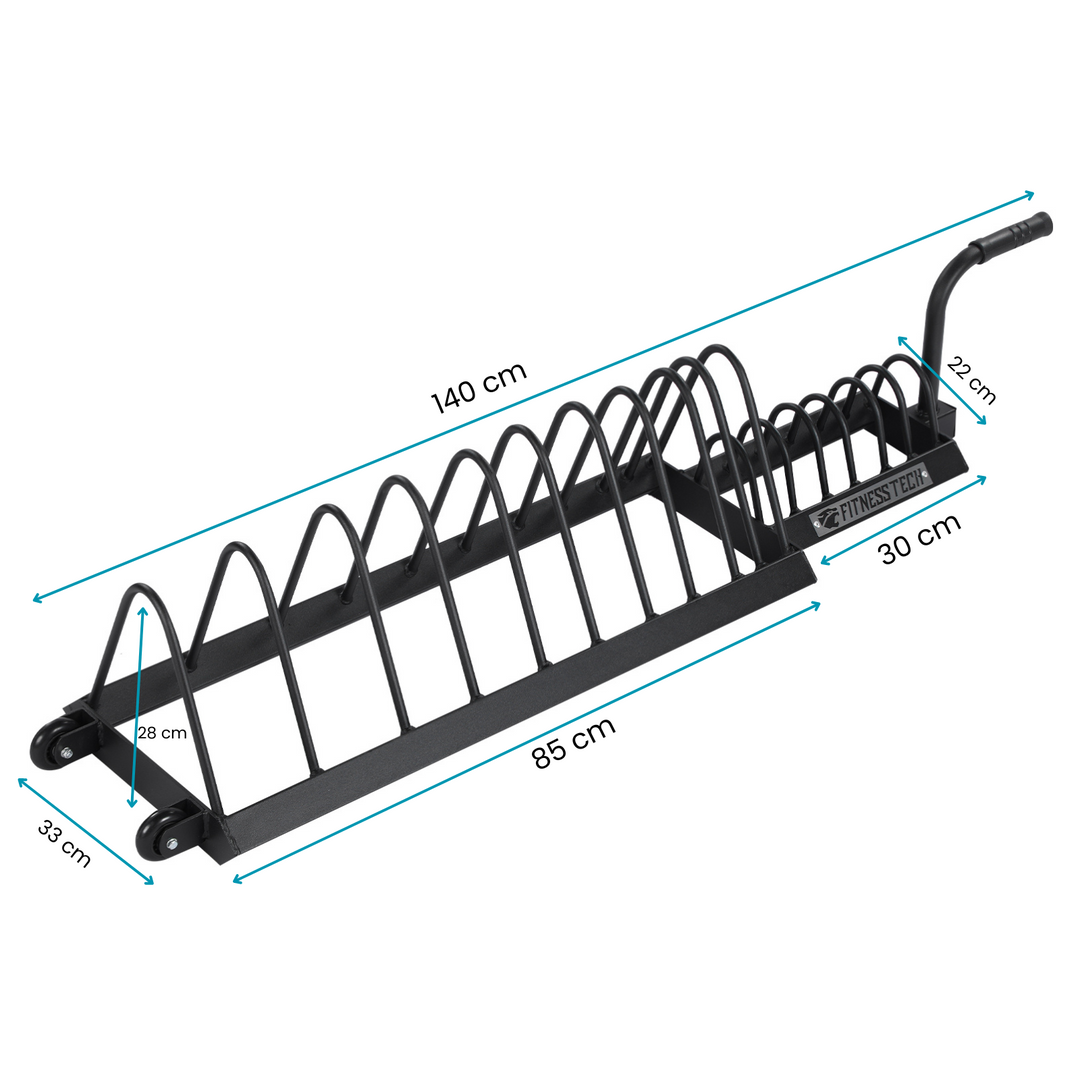 Rack olímpico de ruedas | Fitness Tech