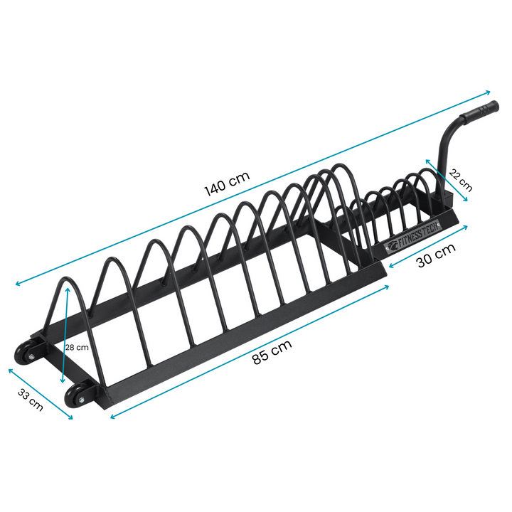 Rack olímpico de ruedas | Fitness Tech