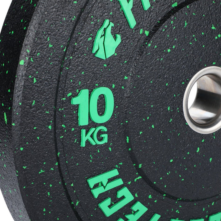 Set 150kg Bumper Plate Haute Résistance Hi Temp Fleck de 5kg à 25kg
