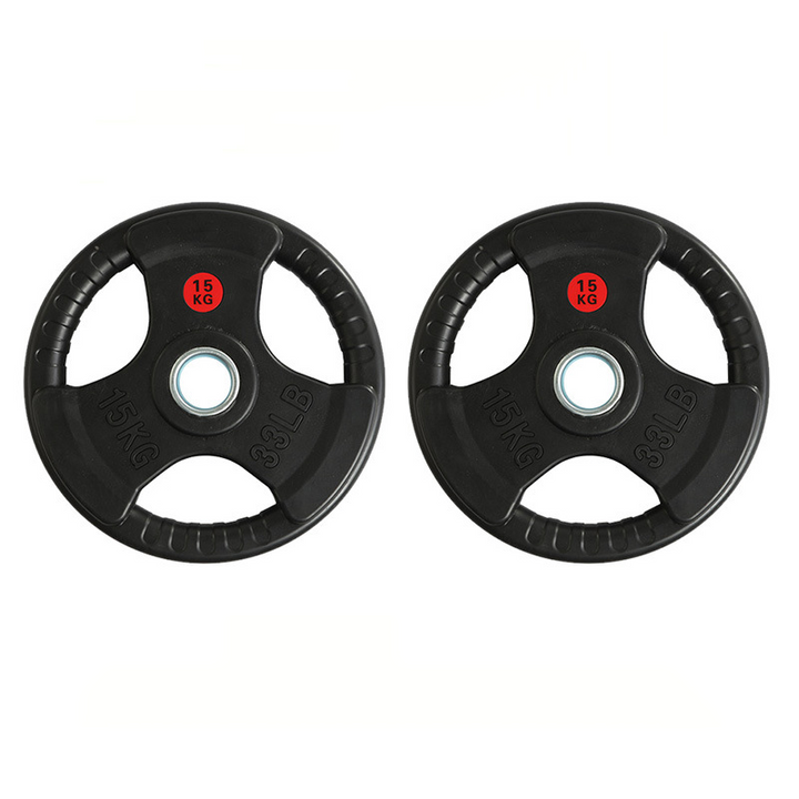 Set 105kg Disques Professionnels Triple Grip 50mm