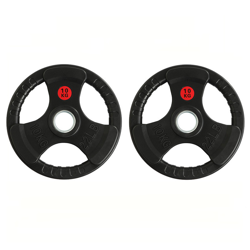 Set 105kg Disques Professionnels Triple Grip 50mm