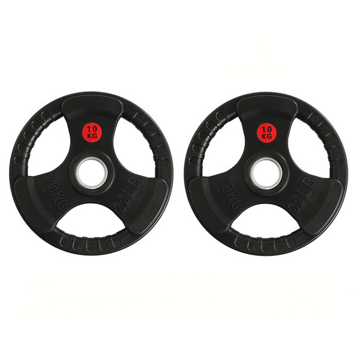 Set 105kg Disques Professionnels Triple Grip 50mm