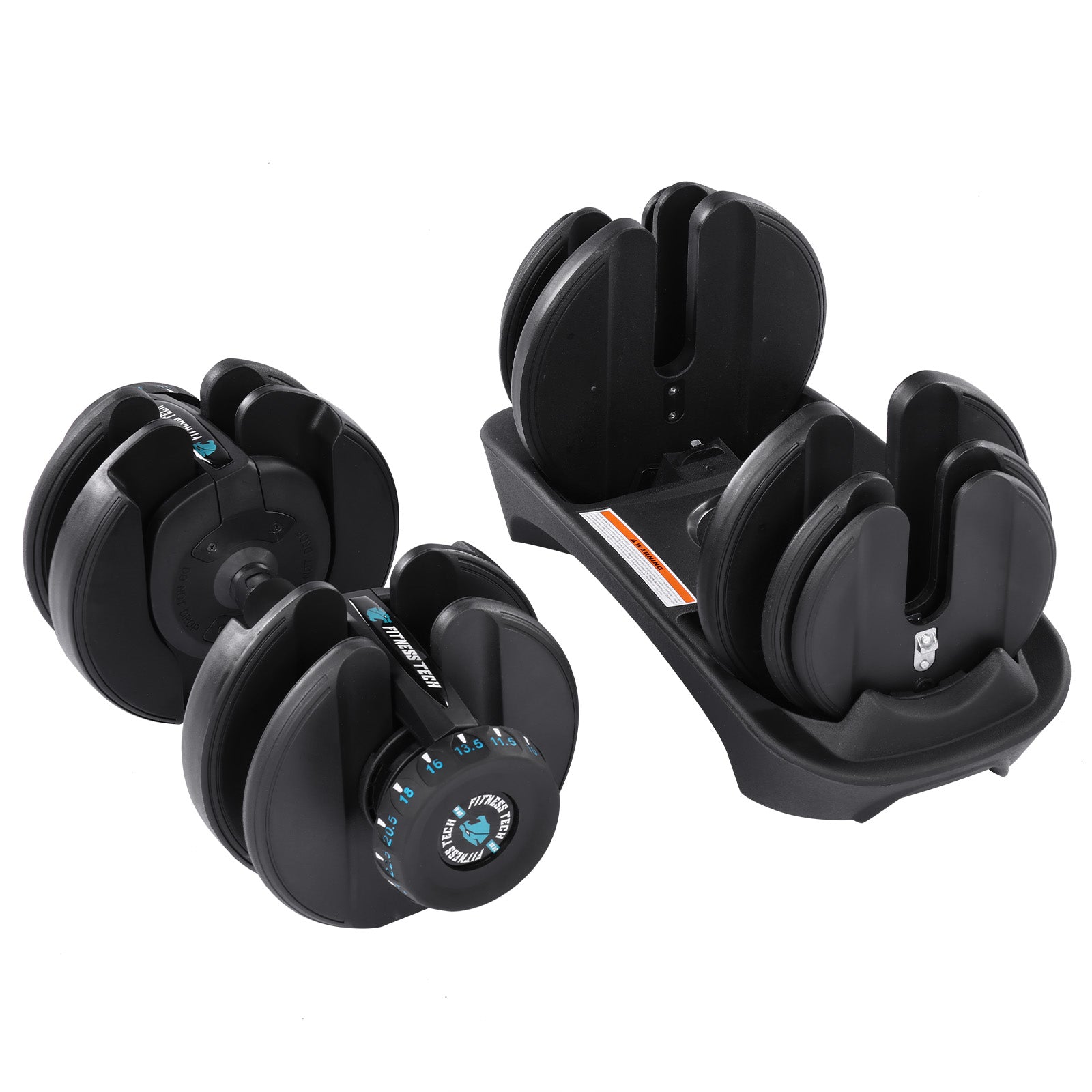 Haltères Réglables En Acier - Lot De 2, 2,5 à 25 Kg - Compact Pour Maison, Fitness, Muscu