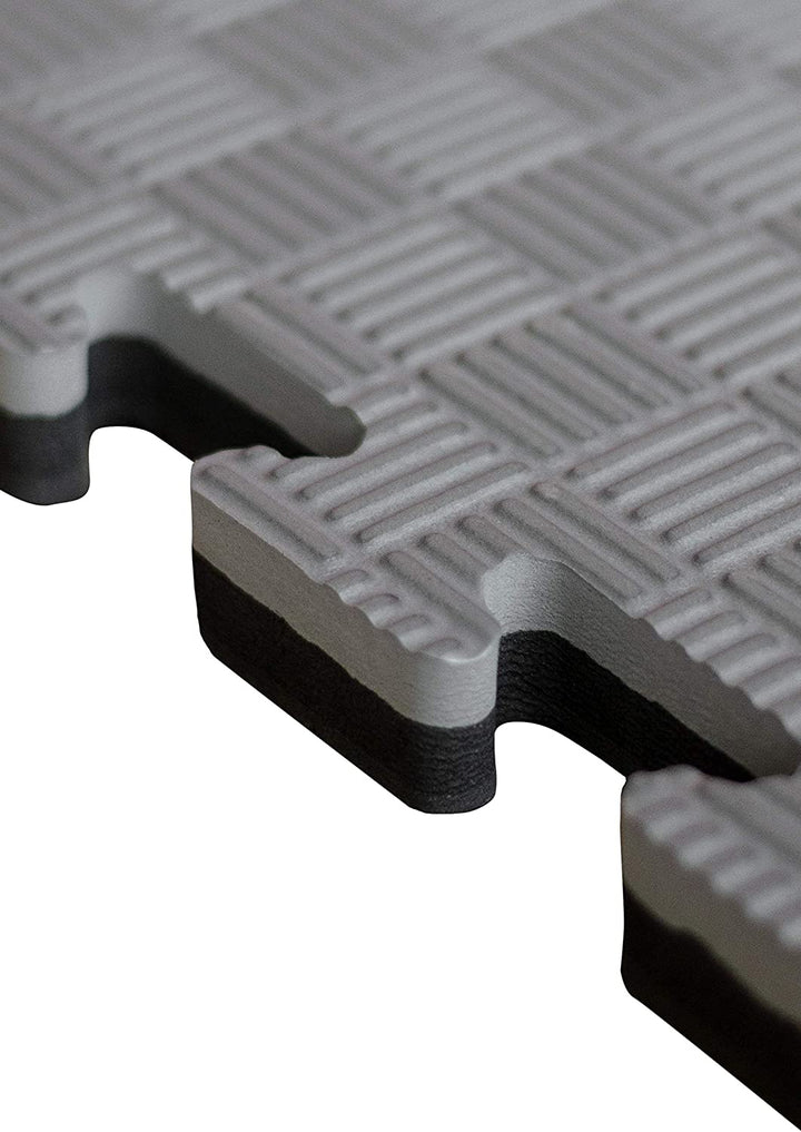 Tatami Profesional Puzzle Negro y Gris | Fitness Tech