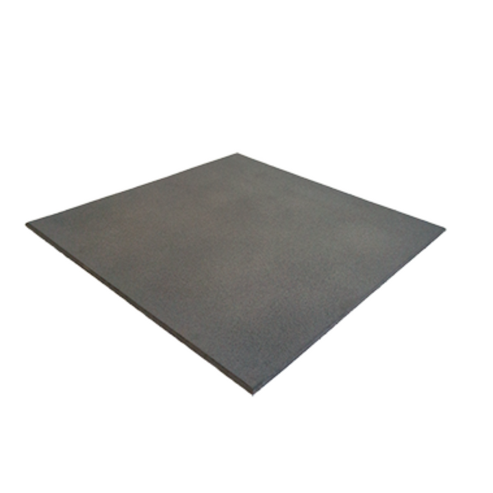 Gray rubber tile (from 1 to 4 cm thick)