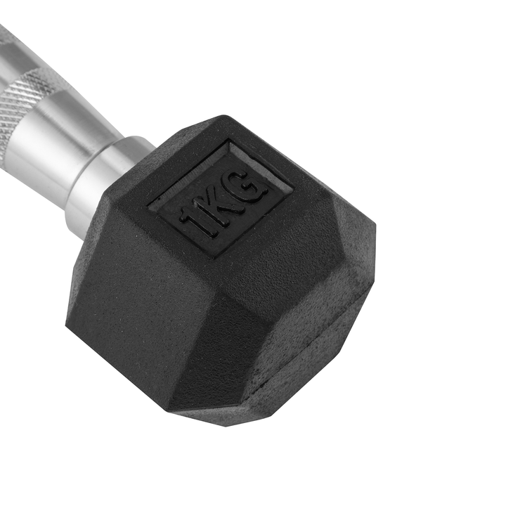 Dumbbells hexagonales 1-9 kg / Set de 2 unités
