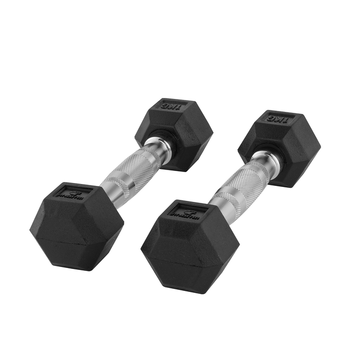 Dumbbells hexagonales 1-9 kg / Set de 2 unités
