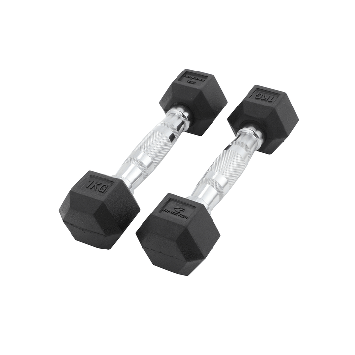 Dumbbells hexagonales 1-9 kg / Set de 2 unités