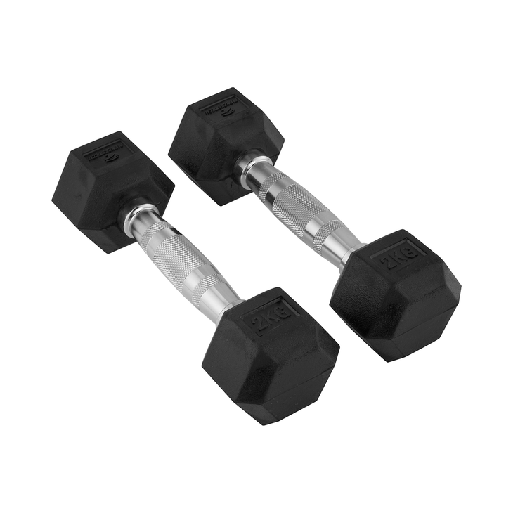 Dumbbells hexagonales 1-9 kg / Set de 2 unités