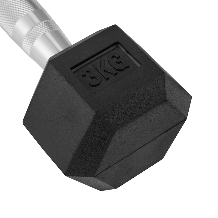 Dumbbells hexagonales 1-9 kg / Set de 2 unités