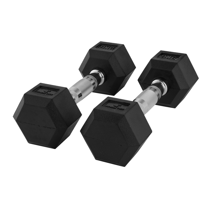 Dumbbells hexagonales 1-9 kg / Set de 2 unités