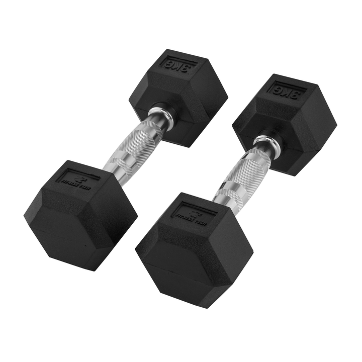Dumbbells hexagonales 1-9 kg / Set de 2 unités