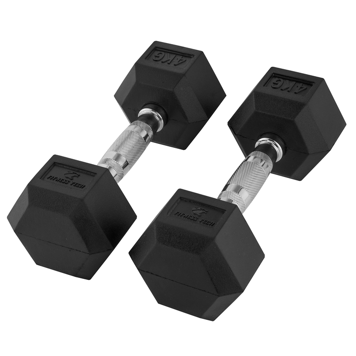 Dumbbells hexagonales 1-9 kg / Set de 2 unités