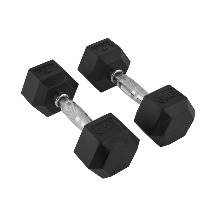 Dumbbells hexagonales 1-9 kg / Set de 2 unités