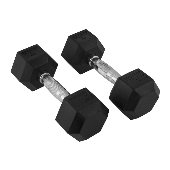 Dumbbells hexagonales 1-9 kg / Set de 2 unités