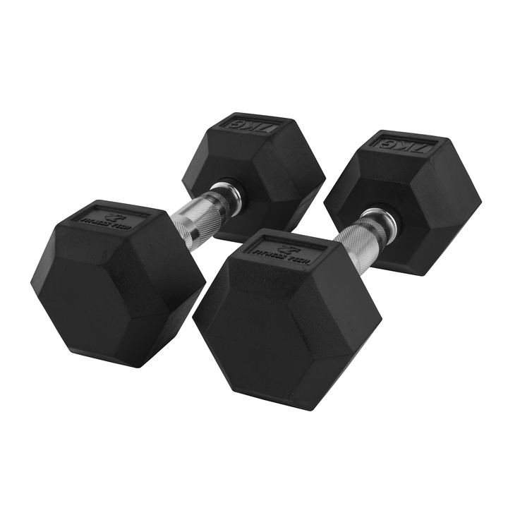 Dumbbells hexagonales 1-9 kg / Set de 2 unités