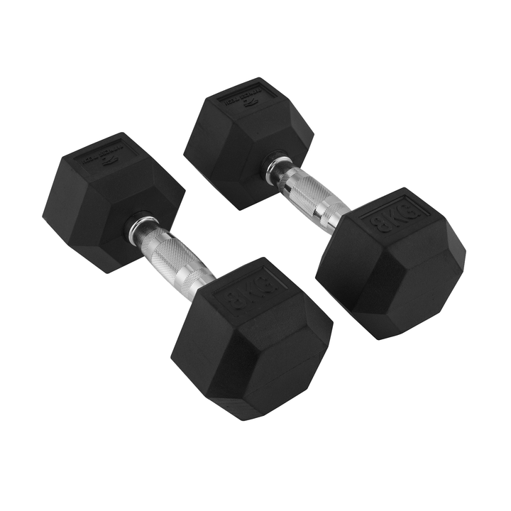 Dumbbells hexagonales 1-9 kg / Set de 2 unités