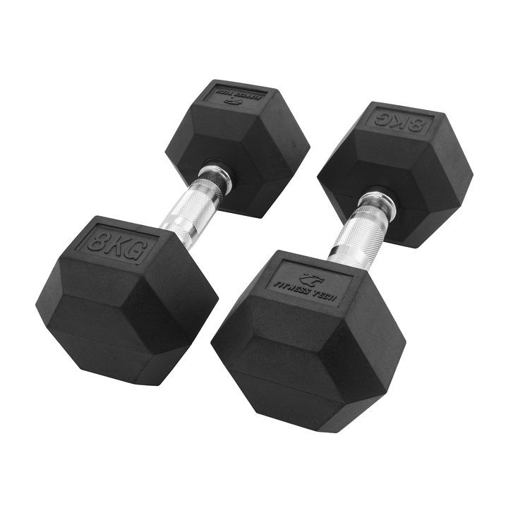 Dumbbells hexagonales 1-9 kg / Set de 2 unités