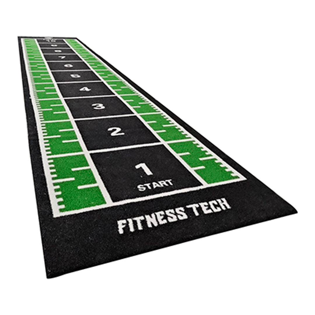 Piste de sprint en gazon artificiel