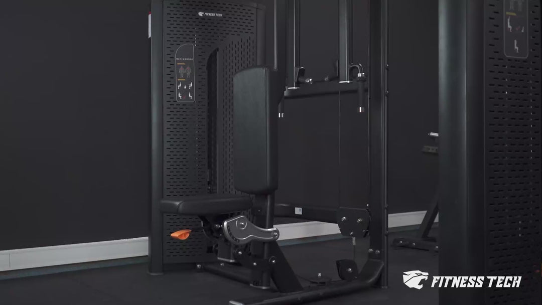 Machine sélectorisée / ouvertures pectoral-deltoïdes