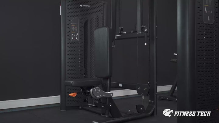 Machine sélectorisée / ouvertures pectoral-deltoïdes