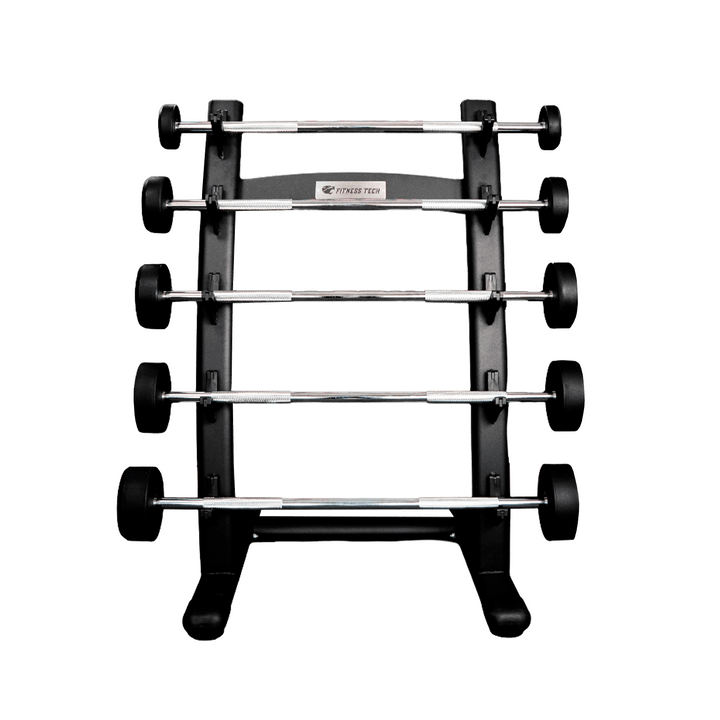 Ensemble de barres montées droites avec rack | De 10 à 30 kg