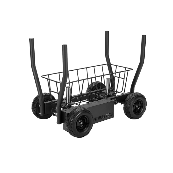 Sled de traction avec résistance magnétique et roues